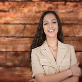 Lofaris Country Brown Wooden Photography Studio Backdrop